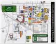 Map: [University of North Texas: Campus Map, Parking Map, 2014-2015]