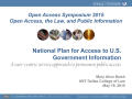 Presentation: National Plan for Access to U.S. Government Information: A user-centr…