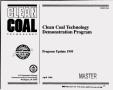 Report: Clean Coal Technology Demonstration Program. Program update 1995