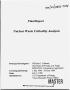 Report: Nuclear waste criticality analysis. Final report, 1 July 1995--30 Jun…