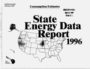 State energy data report 1996: Consumption estimates