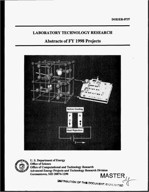 Laboratory technology research: Abstracts of FY 1998 projects