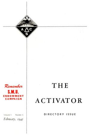 The Activator, Volume 1, Number 5, February 1945