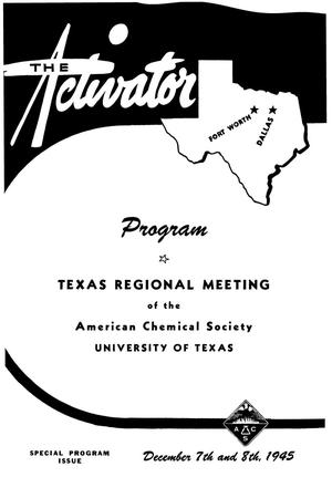 Primary view of object titled 'The Activator, Special Issue Program, December 1945'.