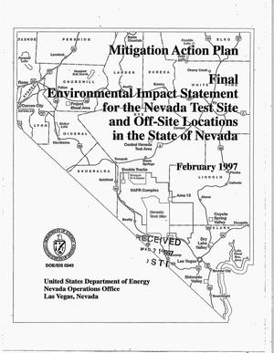 Final environmental impact statement for the Nevada Test Site and off-site locations in the state of Nevada: Mitigation action plan
