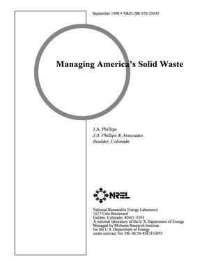 Managing America's solid waste