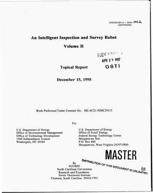 An intelligent inspection and survey robot. Volume 2