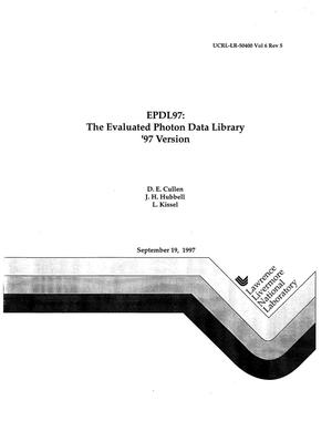 EPDL97: the evaluated photo data library `97 version