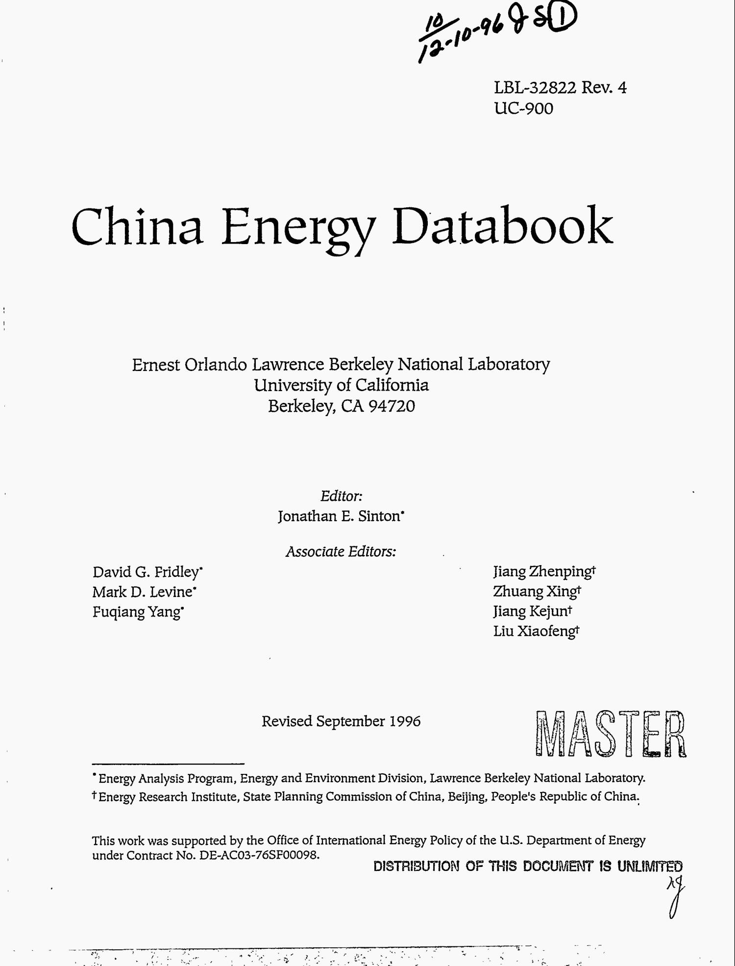 China Energy Databook. Revision 4
                                                
                                                    [Sequence #]: 2 of 473
                                                