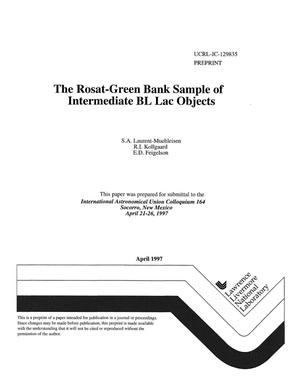 Rosat-Green bank sample of intermediate BL Lac objects