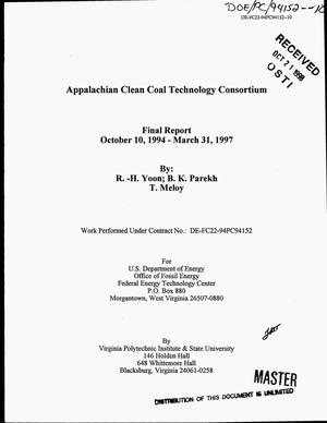 Appalachian Clean Coal Technology Consortium. Final report, October 10, 1994--March 31, 1997