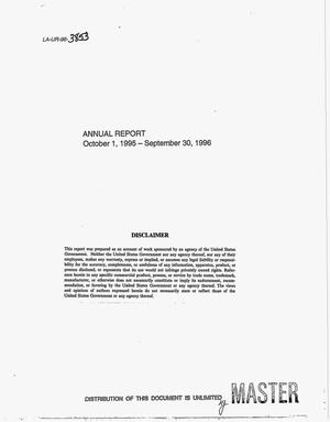 Los Alamos National Laboratory Science Education Program. Annual progress report, October 1, 1995--September 30, 1996