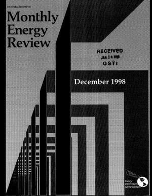 Monthly energy review, December 1998