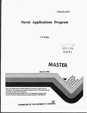 Naval applications program
