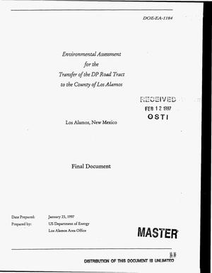 Environmental assessment for the transfer of the DP Road tract to the County of Los Alamos. Final document