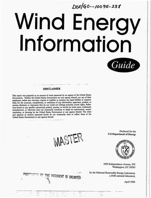Wind energy information guide