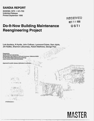 Do-It-Now building maintenance reengineering project