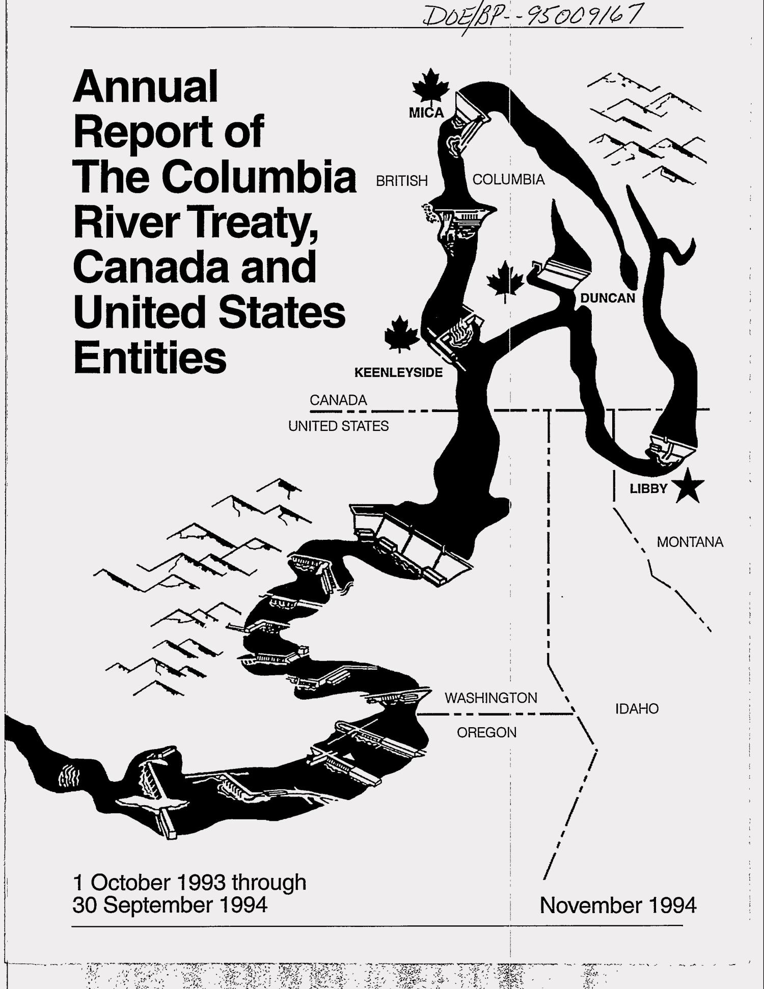 Maps  Columbia River Treaty