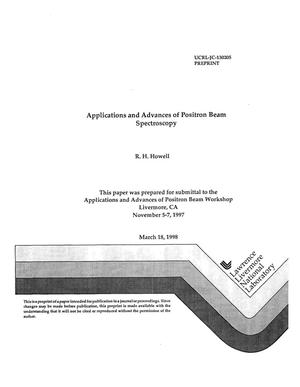 Applications and advances of positron beam spectroscopy