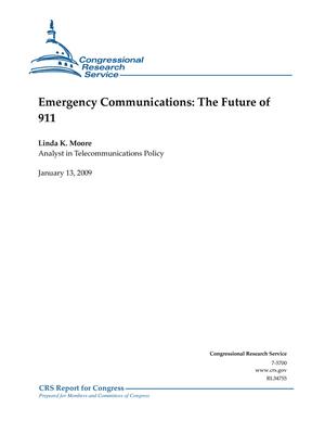 Emergency Communications: The Future of 911