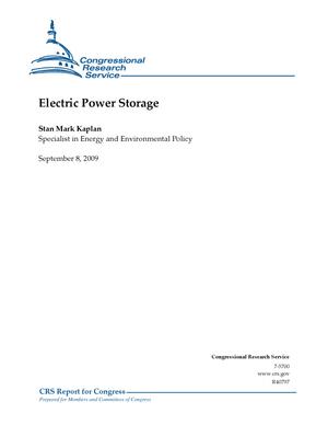 Electric Power Storage