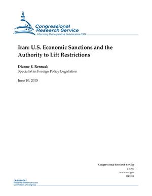Iran: U.S. Economic Sanctions and the Authority to Lift Restrictions