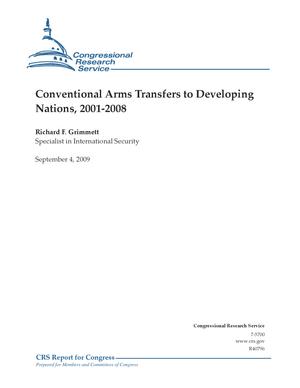 Conventional Arms Transfers to Developing Nations, 2001-2008