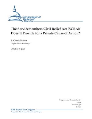 The Servicemembers Civil Relief Act (SCRA): Does It Provide for a Private Cause of Action?