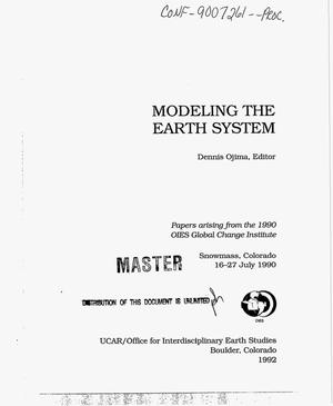 Modeling the earth system
