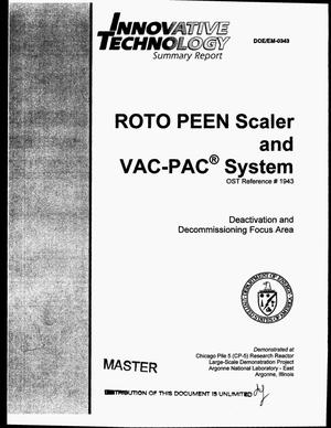 ROTO PEEN Scalar and VAC-PAC{reg_sign} system