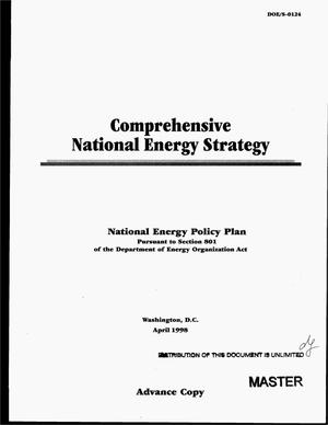 Primary view of object titled 'Comprehensive national energy strategy'.