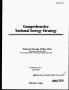 Thumbnail image of item number 1 in: 'Comprehensive national energy strategy'.