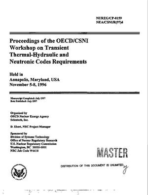 Proceedings of the OECD/CSNI workshop on transient thermal-hydraulic and neutronic codes requirements
