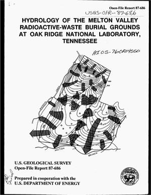 Hydrology of the Melton Valley radioactive-waste burial grounds at Oak Ridge National Laboratory, Tennessee