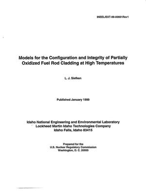 Models for the Configuration and Integrity of Partially Oxidized Fuel Rod Cladding at High Temperatures
