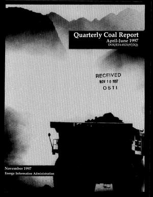 Quarterly coal report, April--June 1997