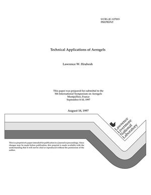 Technical applications of aerogels
