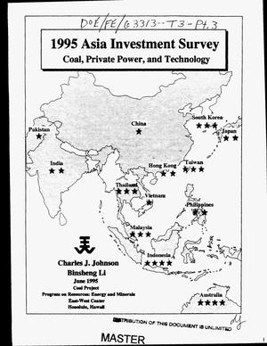 1995 Asia investment survey - coal, private power, and technology
