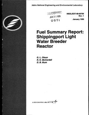 Fuel Summary Report: Shippingport Light Water Breeder Reactor
