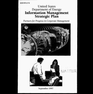 Primary view of United States Department of Energy Information Management Strategic Plan - partners for progress in corporate management