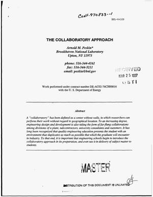 The collaboratory approach