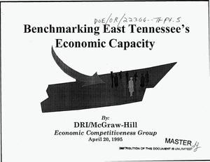 Benchmarking East Tennessee`s economic capacity