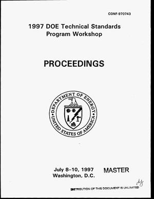 1997 DOE technical standards program workshop: Proceedings