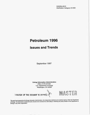 Petroleum 1996 - issues and trends
