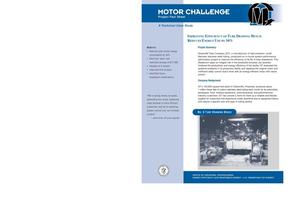 Motor Challenge: Improving Efficiency of Tube Drawing Bench Reduces Energy Use by 34%