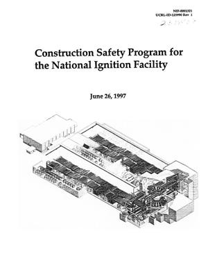 Construction safety program for the National Ignition Facility