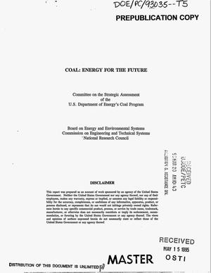 Coal: Energy for the future