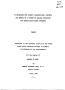 Thesis or Dissertation: To Determine the Correct Organization, Content, and Method of a Cours…