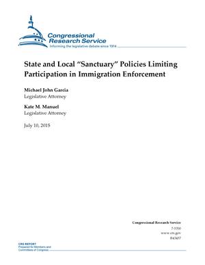 State and Local "Sanctuary" Policies Limiting Participation in Immigration Enforcement