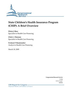 State Children's Health Insurance Program (CHIP): A Brief Overview